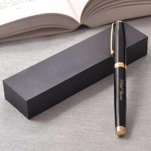 Roshfort Personalized Engraved Metal Ballpen with Refillable Ink -  Customizable Gift Pen for Smooth Writing - Blue Ink - Screen Touch Premium  Rubber Point - Luxury Slim Pen : Amazon.in: Office Products